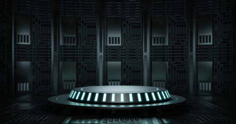 futuristic stage