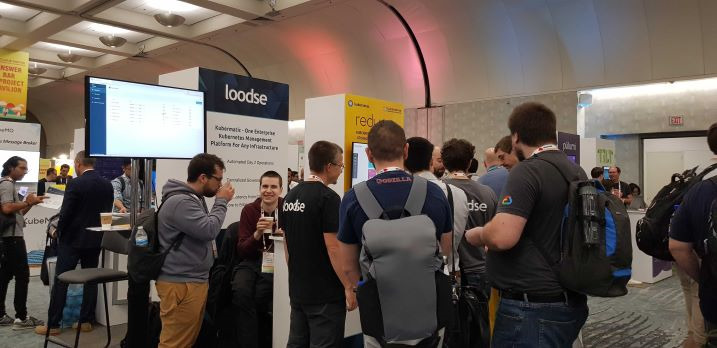 KubeCon San Diego Exhibition Hall Team Loodse