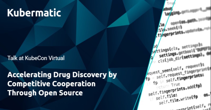 Talk at KubeCon Virtual: Accelerating Drug Discovery