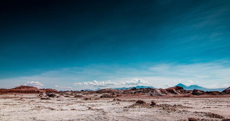 Deserted nature landscape